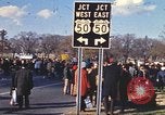 Image of Vietnam War protest march Washington DC USA, 1969, second 9 stock footage video 65675059481