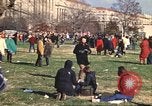 Image of Vietnam War protest march Washington DC USA, 1969, second 22 stock footage video 65675059481
