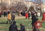 Image of Vietnam War protest march Washington DC USA, 1969, second 24 stock footage video 65675059481