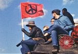 Image of Vietnam War protest march Washington DC USA, 1969, second 41 stock footage video 65675059481