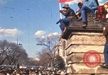 Image of Vietnam War protest march Washington DC USA, 1969, second 51 stock footage video 65675059481