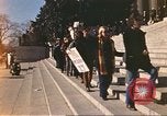 Standbild militärischen Mitglieder protestieren gegen Krieg in Vietnam Washington DC USA, 1969, aus Sekunde 17 historischem Filmmaterial Videoclip 65675059484