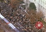 Image of Vietnam War protestors rally march Washington DC USA, 1969, second 29 stock footage video 65675059486