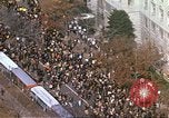 Image of Vietnam War protestors rally march Washington DC USA, 1969, second 30 stock footage video 65675059486