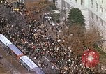Image of Vietnam War protestors rally march Washington DC USA, 1969, second 32 stock footage video 65675059486