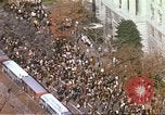 Image of Vietnam War protestors rally march Washington DC USA, 1969, second 39 stock footage video 65675059486