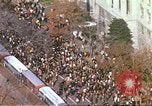 Image of Vietnam War protestors rally march Washington DC USA, 1969, second 41 stock footage video 65675059486