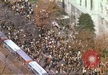 Image of Vietnam War protestors rally march Washington DC USA, 1969, second 42 stock footage video 65675059486