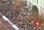 Image of Vietnam War protestors rally march Washington DC USA, 1969, second 43 stock footage video 65675059486