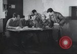 Image of Post mission debriefing US Army Air Force United States USA, 1942, second 52 stock footage video 65675059497