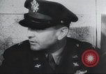 Standbild Brigadier General Ira Eaker Führer von Amerikas erste schwere Bombardierung Mission in Zweiten Weltkrieg Vereinigtes Königreich, 1942, aus Sekunde 35 historischem Filmmaterial Videoclip 65675059500