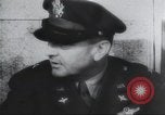 Standbild Brigadier General Ira Eaker Führer von Amerikas erste schwere Bombardierung Mission in Zweiten Weltkrieg Vereinigtes Königreich, 1942, aus Sekunde 38 historischem Filmmaterial Videoclip 65675059500