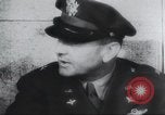 Standbild Brigadier General Ira Eaker Führer von Amerikas erste schwere Bombardierung Mission in Zweiten Weltkrieg Vereinigtes Königreich, 1942, aus Sekunde 50 historischem Filmmaterial Videoclip 65675059500
