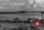 Image Destruction sur l'île Wakde de raid aérien japonais Wakde Island Nouvelle Guinée, 1944, de la seconde 39 séquences d'archives historiques vidéo 65675059508