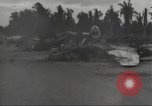 Standbild Hinterlassenschaft der japanischen Luftangriff auf US-Flugplatz gehalten Wakde Insel Neuguinea, 1944, aus Sekunde 52 historischem Filmmaterial Videoclip 65675059509