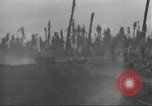 Standbild Hinterlassenschaft der japanischen Luftangriff auf US-Flugplatz gehalten Wakde Insel Neuguinea, 1944, aus Sekunde 59 historischem Filmmaterial Videoclip 65675059509
