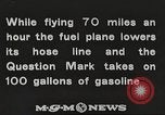 Image of C-2A aircraft midair refueling Los Angeles California USA, 1930, second 33 stock footage video 65675059524