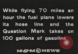 Image of C-2A aircraft midair refueling Los Angeles California USA, 1930, second 38 stock footage video 65675059524