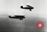 Image of C-2A aircraft midair refueling Los Angeles California USA, 1930, second 43 stock footage video 65675059524