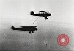 Image of C-2A aircraft midair refueling Los Angeles California USA, 1930, second 45 stock footage video 65675059524