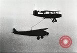 Image of C-2A aircraft midair refueling Los Angeles California USA, 1930, second 62 stock footage video 65675059524