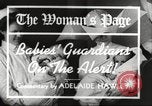 Standbild evakuieren Babys Philadelphia Pennsylvania USA, 1942, aus Sekunde 17 historischem Filmmaterial Videoclip 65675059545