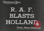 Standbild RAF-Bomber der Gruppe Nr 2 Eindhoven Niederlande, 1942, aus Sekunde 4 historischem Filmmaterial Videoclip 65675059556