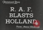 Standbild RAF-Bomber der Gruppe Nr 2 Eindhoven Niederlande, 1942, aus Sekunde 5 historischem Filmmaterial Videoclip 65675059556