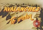 Standbild Lawine Alta Utah USA, 1950, aus Sekunde 10 historischem Filmmaterial Videoclip 65675059567