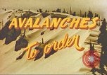 Standbild Lawine Alta Utah USA, 1950, aus Sekunde 11 historischem Filmmaterial Videoclip 65675059567