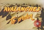 Standbild Lawine Alta Utah USA, 1950, aus Sekunde 12 historischem Filmmaterial Videoclip 65675059567