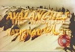 Standbild Lawine Alta Utah USA, 1950, aus Sekunde 13 historischem Filmmaterial Videoclip 65675059567