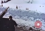 Image of Intentional avalanche at Alta resort Alta Utah USA, 1950, second 19 stock footage video 65675059573