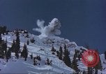 Image of Intentional avalanche at Alta resort Alta Utah USA, 1950, second 24 stock footage video 65675059573