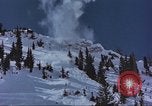 Image of Intentional avalanche at Alta resort Alta Utah USA, 1950, second 28 stock footage video 65675059573