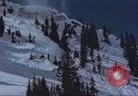 Image of Intentional avalanche at Alta resort Alta Utah USA, 1950, second 31 stock footage video 65675059573