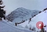Image of Intentional avalanche at Alta resort Alta Utah USA, 1950, second 51 stock footage video 65675059573