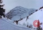 Image of Intentional avalanche at Alta resort Alta Utah USA, 1950, second 53 stock footage video 65675059573