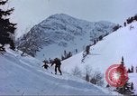 Image of Intentional avalanche at Alta resort Alta Utah USA, 1950, second 54 stock footage video 65675059573