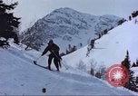 Image of Intentional avalanche at Alta resort Alta Utah USA, 1950, second 56 stock footage video 65675059573