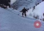 Image of Intentional avalanche at Alta resort Alta Utah USA, 1950, second 59 stock footage video 65675059573