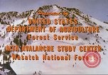 Image of avalanche affected area Alta Utah USA, 1950, second 3 stock footage video 65675059575