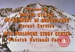 Image of avalanche affected area Alta Utah USA, 1950, second 4 stock footage video 65675059575