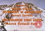 Image of avalanche affected area Alta Utah USA, 1950, second 12 stock footage video 65675059575