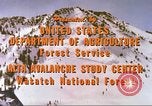 Image of avalanche affected area Alta Utah USA, 1950, second 15 stock footage video 65675059575