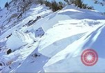Image of slab avalanche Alta Utah USA, 1950, second 30 stock footage video 65675059577