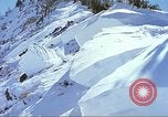 Image of slab avalanche Alta Utah USA, 1950, second 31 stock footage video 65675059577