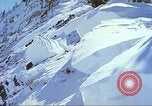 Image of slab avalanche Alta Utah USA, 1950, second 32 stock footage video 65675059577