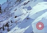 Image of slab avalanche Alta Utah USA, 1950, second 34 stock footage video 65675059577