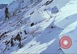Image of slab avalanche Alta Utah USA, 1950, second 35 stock footage video 65675059577